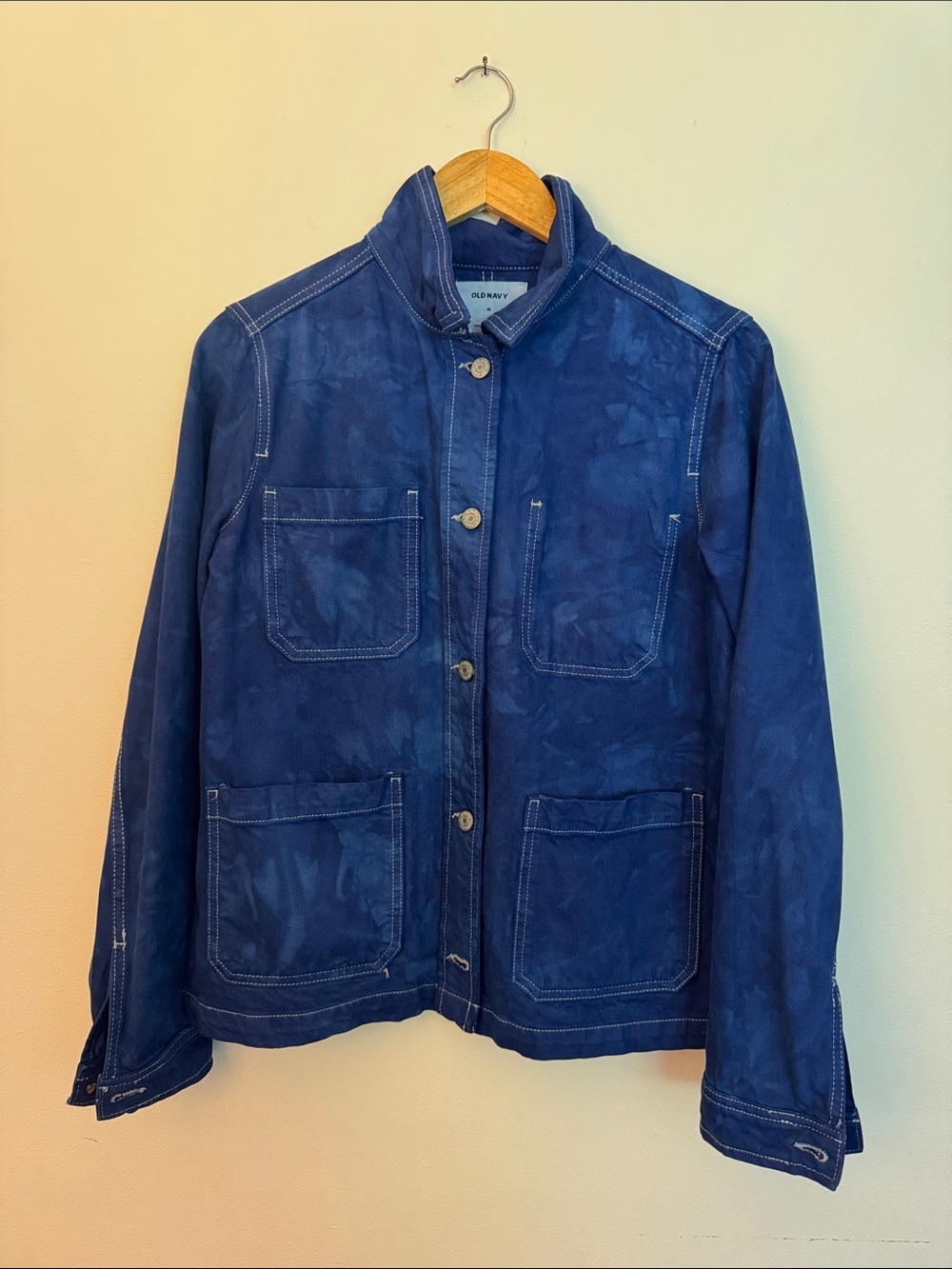 Old Navy woman’s cobalt Blue Chore Jacket